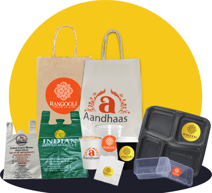 Customized packaging collage